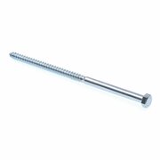 PRIME-LINE Hex Lag Screws, 3/8 in. X 8 in., A307 Grade A Zinc Plated Steel, 10PK 9056636